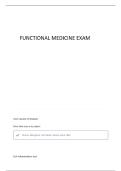 FUNCTIONAL MEDICINE FINAL EXAM &vert;ALREADY RATED A&plus;