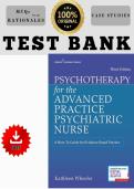 Full Test Bank for Psychotherapy for the Advanced Practice Psychiatric Nurse&colon; A How-To Guide for Evidence-Based Practice 3rd Edition by Kathleen Wheeler &lpar;2026&rpar; Complete Chapter-by-Chapter Coverage Verified Questions & Correct Answers Detailed Rationales &sol;
