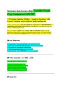 WASHINGTON STATE INSURANCE EXAM COMPLETE EXAM PREP COMPANION 2026&sol;2027 VERIFIED QUESTIONS WITH DETAILED ANSWERS &vert;&vert; COMPLETE STATE LICENSING REVIEW