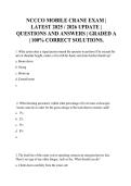 NCCCO Mobile Crane Exam Questions and Answers Study Guide Crane Operator Certification Prep