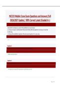 NCCCO Mobile Crane Exam Questions and Answers Study Guide Crane Certification Prep