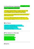 FAA PRIVATE PILOT EXAM 2026&sol;2027 VERIFIED QUESTIONS WITH DETAILED ANSWERS &vert;&vert; COMPLETE AVIATION LICENSING REVIEW