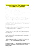 &NewLine;Lineman Apprentice Test Questions and Correct Answers 2026&sol;2027