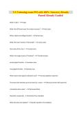 Virginia Tattooing Exam PSI Questions and Answers Already Passed Graded A&plus;