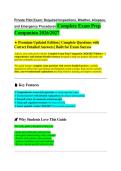 PRIVATE PILOT EXAM TEST 2026&sol;2027 VERIFIED QUESTIONS WITH DETAILED ANSWERS &vert;&vert; COMPLETE PILOT LICENSING REVIEW