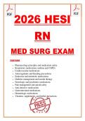 HESI RN Medical-Surgical Exam 2026 &ndash; Comprehensive Practice Questions with Rationales
