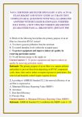 NAFA CERTIFIED AIR FILTER SPECIALIST &lpar;CAFS&rpar; ACTUAL EXAM 2026&sol;2027 AND STUDY GUIDE ACCURATE TEST &NewLine;COMPLETE REAL QUESTIONS WITH WELL ELABORATED &NewLine;ANSWERS WITH DETAILED RATIONALES &lpar;VERIFIED &NewLine;SOLUTIONS&rpar; A NEW UPDATED VERSION 2026 EDITION &NewLine;&vert;GUARANTEED PASS 