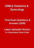USMLE Obstetrics & Gynecology &vert; High-Yield Complete Study Guide & Revision Notes PDF