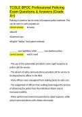 TCOLE BPOC Professional Policing Exam Questions & Answers &lpar;Grade A&plus;&rpar;&period;docx&NewLine;&NewLine;
