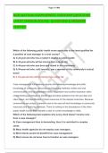 NUR 443 FINAL EXAM NEWEST 2026 EXAM QUESTIONS &NewLine;LATEST VERSION SOLVED  QUESTIONS & ANSWERS &NewLine;VERIFIED