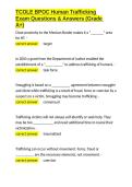 TCOLE BPOC Human Trafficking Exam Questions & Answers &lpar;Grade A&plus;&rpar;&period;docx&NewLine;&NewLine;