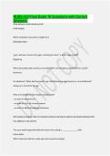 NURS 435 Final Exam 70 Questions with Correct Answers&period;