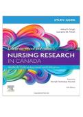 TEST BANK FOR LoBiondo-Wood and Haber's Nursing Research in Canada&colon; Methods&comma; Critical Appraisal&comma; and Utilization&comma; 5th Edition by Mina D&period; Singh&comma; Lorraine Thirsk ISBN&colon;978-0323778985 COMPLETE GUIDE 100&percnt; VERIFIED A&plus; GRADE ASSURED&excl;&excl;&excl;NEW LATEST UPDATE&excl;&excl;&excl;