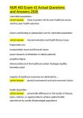 NUR 403 Exam -2 Actual Questions and Answers 2026&period;docx&NewLine;&NewLine;