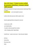 Nurs 403 Exam ①&lpar;latest version verified for accuracy&rpar; &lpar;Questions &plus; Answers&rpar; Solved 100- Correct&excl;&excl;&period;docx&NewLine;&NewLine;