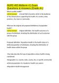 NURS 403 Midterm -1 Exam Questions & Answers &lpar;Grade A&plus;&rpar;&period;docx&NewLine;&NewLine;
