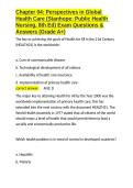 Chapter 04 Perspectives in Global Health Care &lpar;Stanhope Public Health Nursing&comma; 8th Ed&rpar; Exam Questions & Answers &lpar;Grade A&plus;&rpar;&period;docx&NewLine;&NewLine;