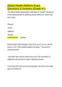 Global Health Midterm Exam Questions & Answers &lpar;Grade A&plus;&rpar;&period;docx&NewLine;&NewLine;