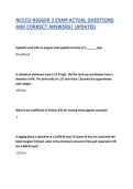 NCCCO RIGGER 2 EXAM ACTUAL QUESTIONS AND CORRECT ANSWERS&vert; 2026&sol;2027 UPDATED