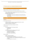 Fysiologie & Endocrinologie van seksualiteit & voortplanting 