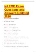 EMD - Emergency Medical Dispatcher  latest 2026 &vert; 2027 package deal Questions and Answers All Verified