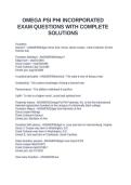 OMEGA PSI PHI HISTORY EXAM BUNDLE QUESTIONS WITH COMPLETE SOLUTIONS