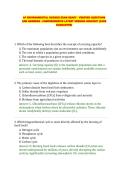 AP ENVIRONMENTAL SCIENCE EXAM READY - VERIFIED QUESTIONS AND ANSWERS - COMPREHENSIVE LATEST VERSION 2026&sol;2027 &lpar;PASS GUARANTEE&rpar;