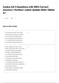 Costco ILE 3 Questions with 100&percnt; Correct Answers &vert; Verified &vert; Latest Update 2026 &vert; Rated A&plus;