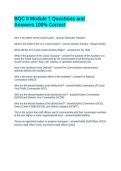 BQC II Module 1 Questions and Answers 100- Correct&period;