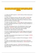 EVITP&colon; ELECTRIC VEHICLE INFRASTRUCTURE TRAINING PROGRAM - COMPLETE EXAM QUESTIONS AND CORRECT ANSWERS - LATEST VERSION 2026&sol;2027 PASS GUARANTEE&NewLine;&NewLine;
