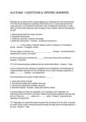ALS EXAM 1 QUESTIONS & VERIFIED ANSWERS