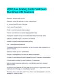 USCG Aux Boating Skills Final Exam Questions with Solutions