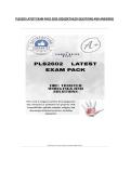 PLS2602 LATEST EXAM PACK 2025-2026-DETAILED QUESTIONS AND ANSWERS