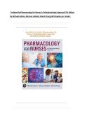 Testbank forPharmacology for Nurses A Pathophysiologic Approach 7th Edition By Michael Adams&period;pdf