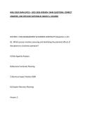 WGU D320 EXAM &lpar;JYO2&rpar; &ndash; 2025-2026 VERSION EXAM QUESTIONS&comma; CORRECT ANSWERS&comma; AND DETAILED