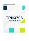 TPN3703 Assignment 50 &lpar;PORTFOLIO&rpar; 2026