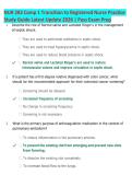 NUR 283 Comp 1 Transition to Registered Nurse Practice &NewLine;Study Guide Latest Update 2026 &vert; Pass Exam Prep