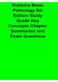 Robbins Basic Pathology 9th Edition Study Guide Key Concepts Chapter Summaries and Exam Questions High Yield Pathology Review Workbook 2025&sol; 2026