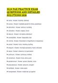 NLN PAX PRACTICE EXAM QUESTIONS AND DETAILED SOLUTIONS 2026&period;pdf&NewLine;&NewLine;
