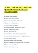 NLN PAX PRACTICE EXAM REVIEW QUESTIONS WITH ACCURATE SOLUTIONS 2026&period;pdf&NewLine;&NewLine;
