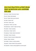 NLN PAX PRACTICE LATEST EXAM PREP QUESTIONS AND ANSWERS PDF 2026&period;pdf&NewLine;&NewLine;
