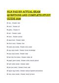 NLN PAX RN ACTUAL EXAM QUESTIONS AND COMPLETE STUDY GUIDE 2026&period;pdf&NewLine;&NewLine;