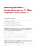 Pharmacology For Nurses&colon; A&NewLine;Pathophysiologic Approach&comma; 7th Edition&NewLine;Comprehensive Exam &lpar;Chapters 1-3&comma; 