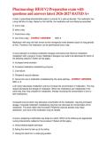 Pharmacology HESI V2 Preparation exam with questions and answers latest 2026-2027 RATED A&plus;