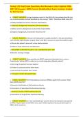 Periop 101 Final Exam Questions And Answers Latest Update 20262027 All Answers 100&percnt; Correct Detailed Best Exam Solution Graded A&plus; For Success 