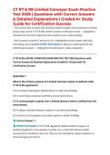 CT R7 & R8 Limited Conveyor Exam Practice Test 2026 &vert; Questions with Correct Answers & Detailed Explanations &vert; Graded A&plus; Study Guide for Certification Success