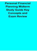  Personal Financial Planning Midterm Study Guide Key Concepts and Exam Review Budgeting Credit Savings Taxes and Investment Basics Workbook 2025&sol; 2026