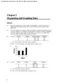 Solutions Manual&colon; Introductory Statistics &lpar;8th Edition&rpar; &ndash; Prem S&period; Mann &vert; Organizing and Graphing Data