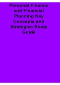 Personal Finance and Financial Planning Key Concepts and Strategies Study Guide Budgeting Saving Credit Investment and Money Management Workbook 2025&sol; 2026