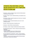 NURSING PROCEDURES ACTUAL EXAM QUESTIONS AND COMPLETE STUDY GUIDE 2026&period;pdf&NewLine;&NewLine;